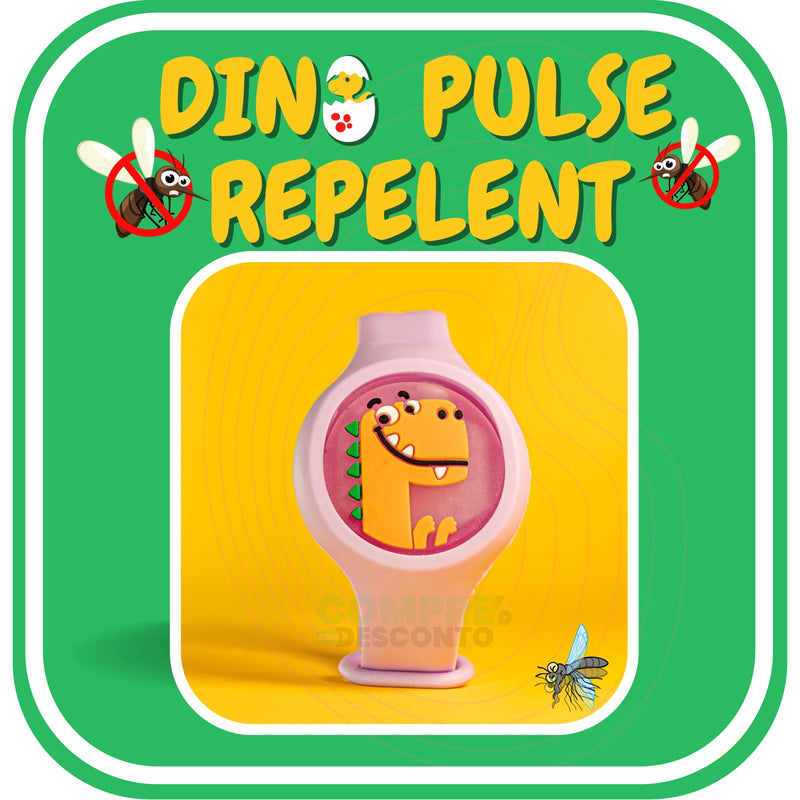 Dino Pulse Repelent - A Diversão que Protege seu filho(a) dos Insetos